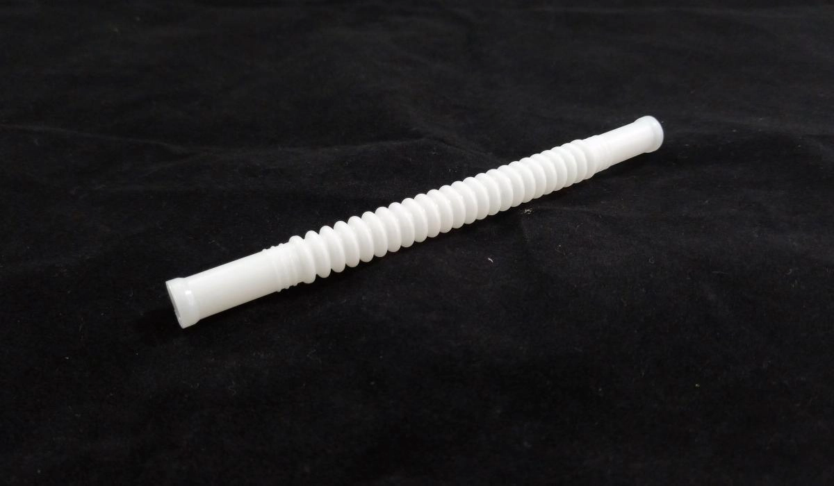 TUBO CORRUGADO BOMBA DE COMBUSTIVEL - 155MM -  BOCAL 7,5X7,5MM