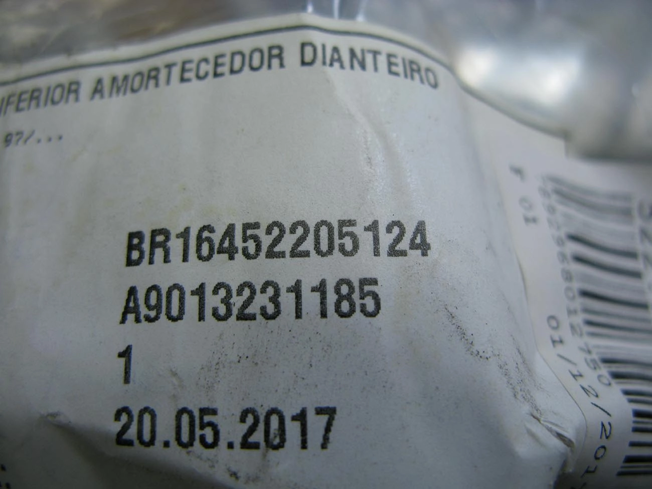 COXIM AMORTECEDOR DIANTEIRO INFERIOR MB SPRINTER 97/12