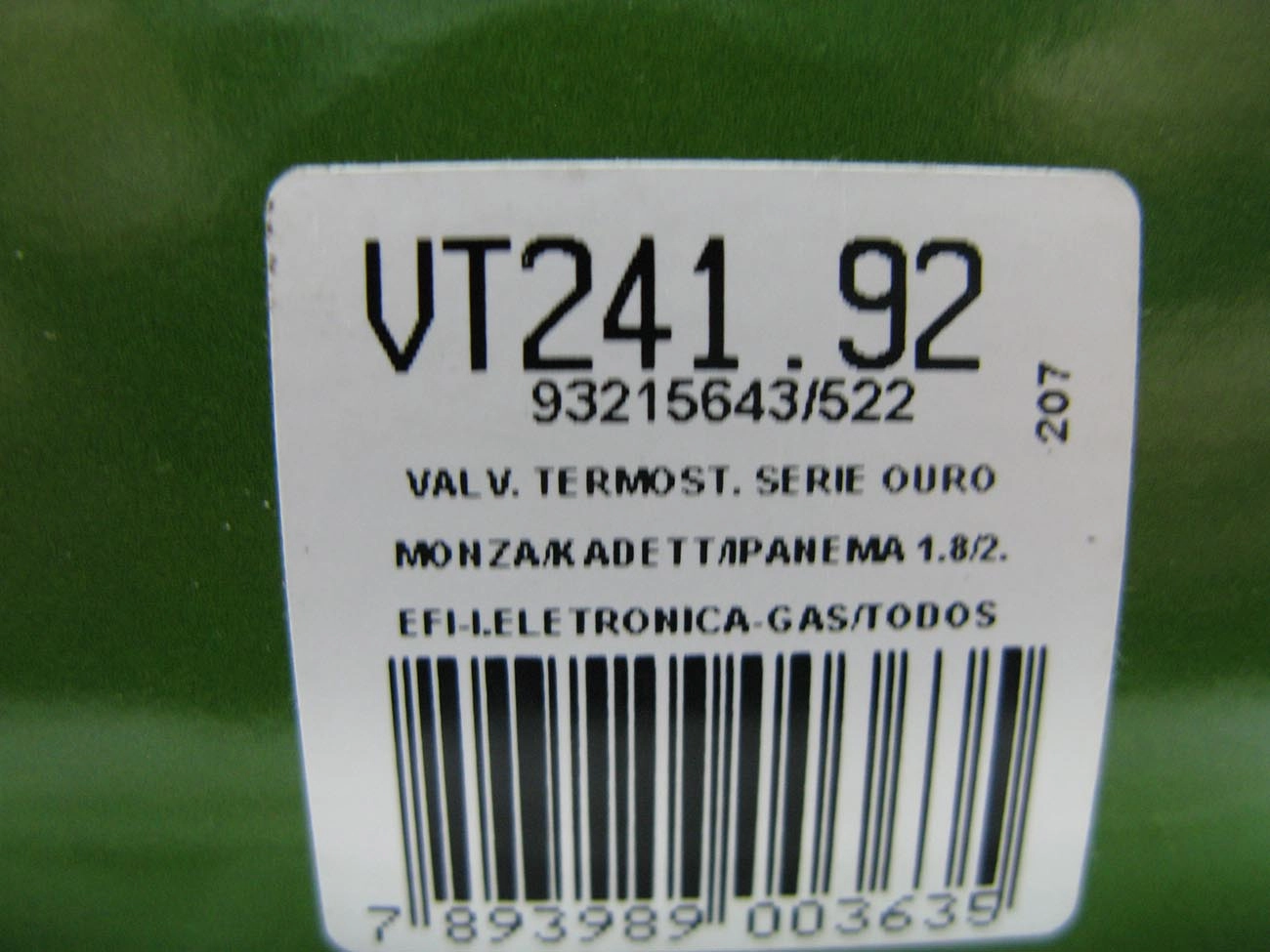 REFIL  VÁLVULA TERMOSTÁTICA GM MONZA/KADETT/IPANEMA 91/ - GASOLINA