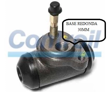 CILINDRO RODA FREIO TRASEIRO LADO ESQUERDO SISTEMA BOSCH TRASEIRA ESQUERDA GM KADETT 89/98 13/16 20,63MM ENCAIXE 30,0MM