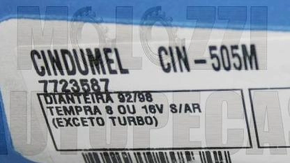 JOGO MOLAS HELICOIDAIS SUSPENSÃO DIANTEIRA MOLA SUSPENSAO FIAT TEMPRA 8/16V EXCETO TURBO S/AR
