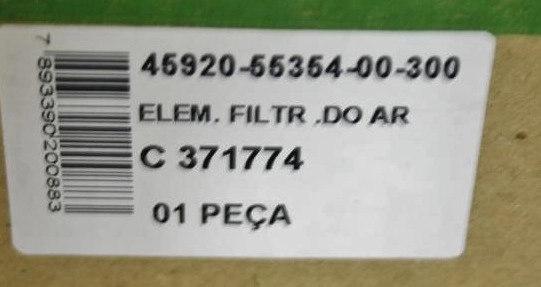 FILTRO AR VOLVO NL-10/12 91/ B7R 230/285 98/ INTERCOOLER