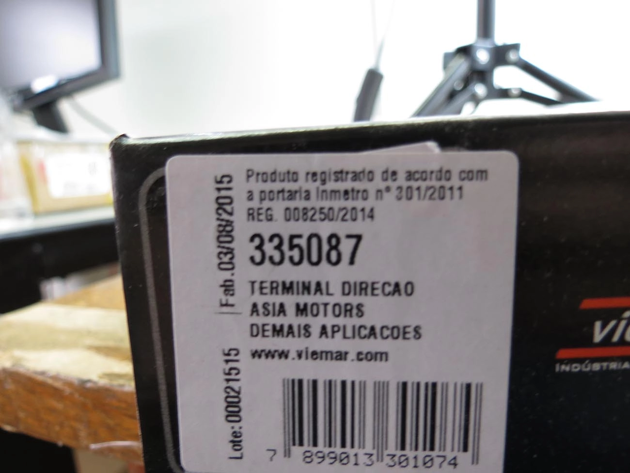 TERMINAL DIREÇÃO ESQUERDO ASIA MOTORS TOWNER 93/99