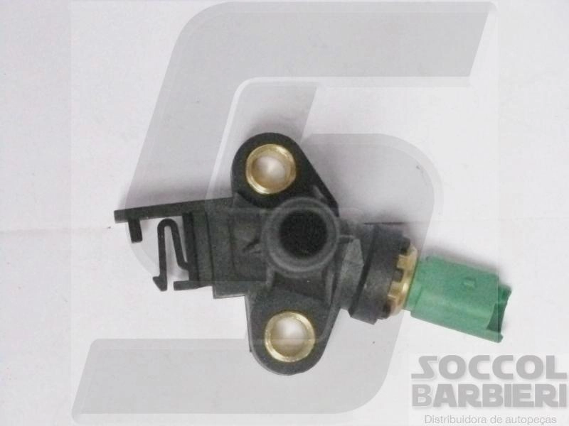PLUG ELETRÔNICO/SENSOR TEMPERATURA ÁGUA MOTOR FIRE 8V VERDE COM FLANGE FIAT DOBLO/FIORINO/IDEA/PALIO/PUNTO/SIENA/STRADA/UNO