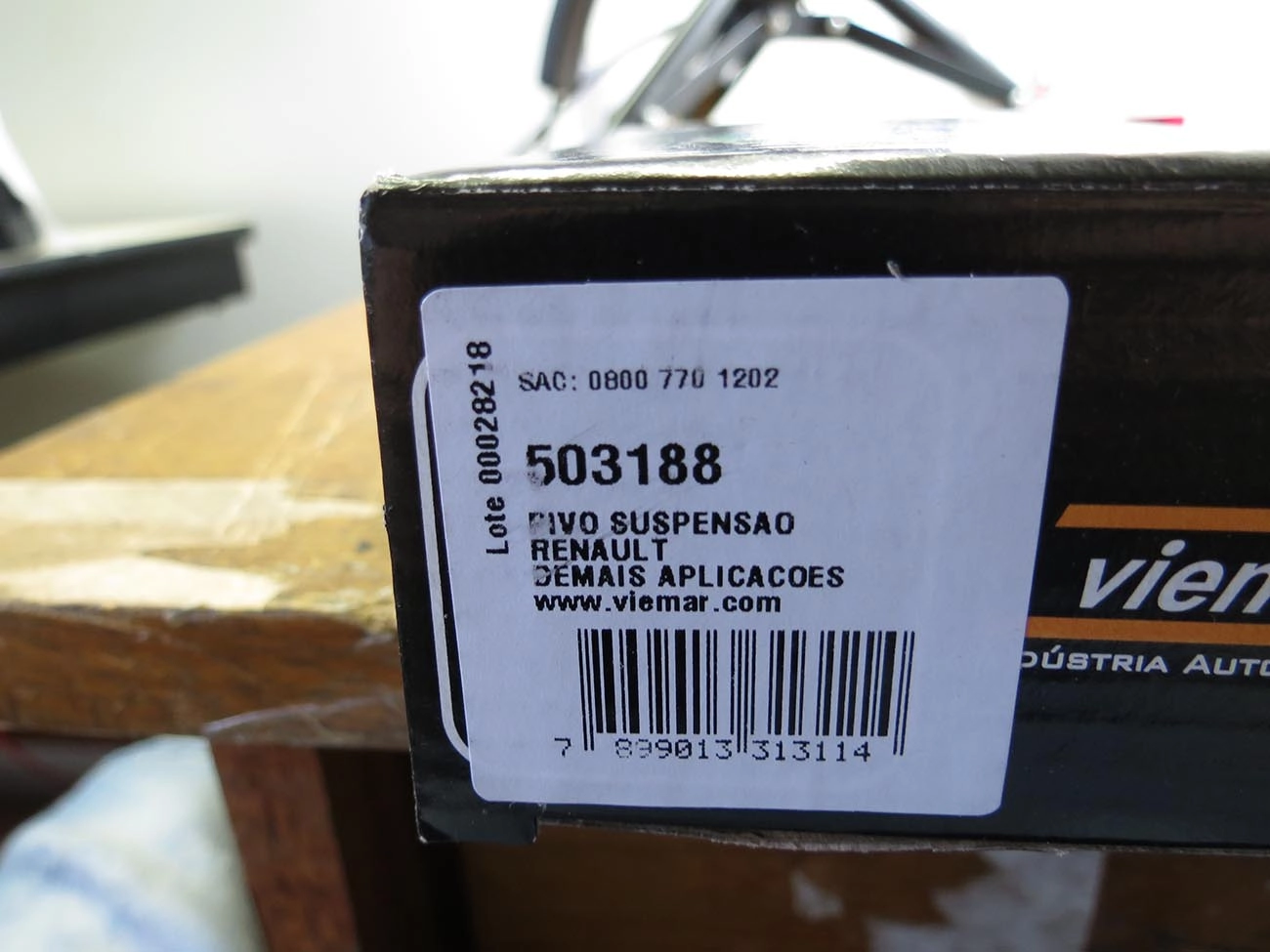 PIVÔ SUSPENSÃO INFERIOR RENAULT MASTER 2008/2012 -  PINO 24MM