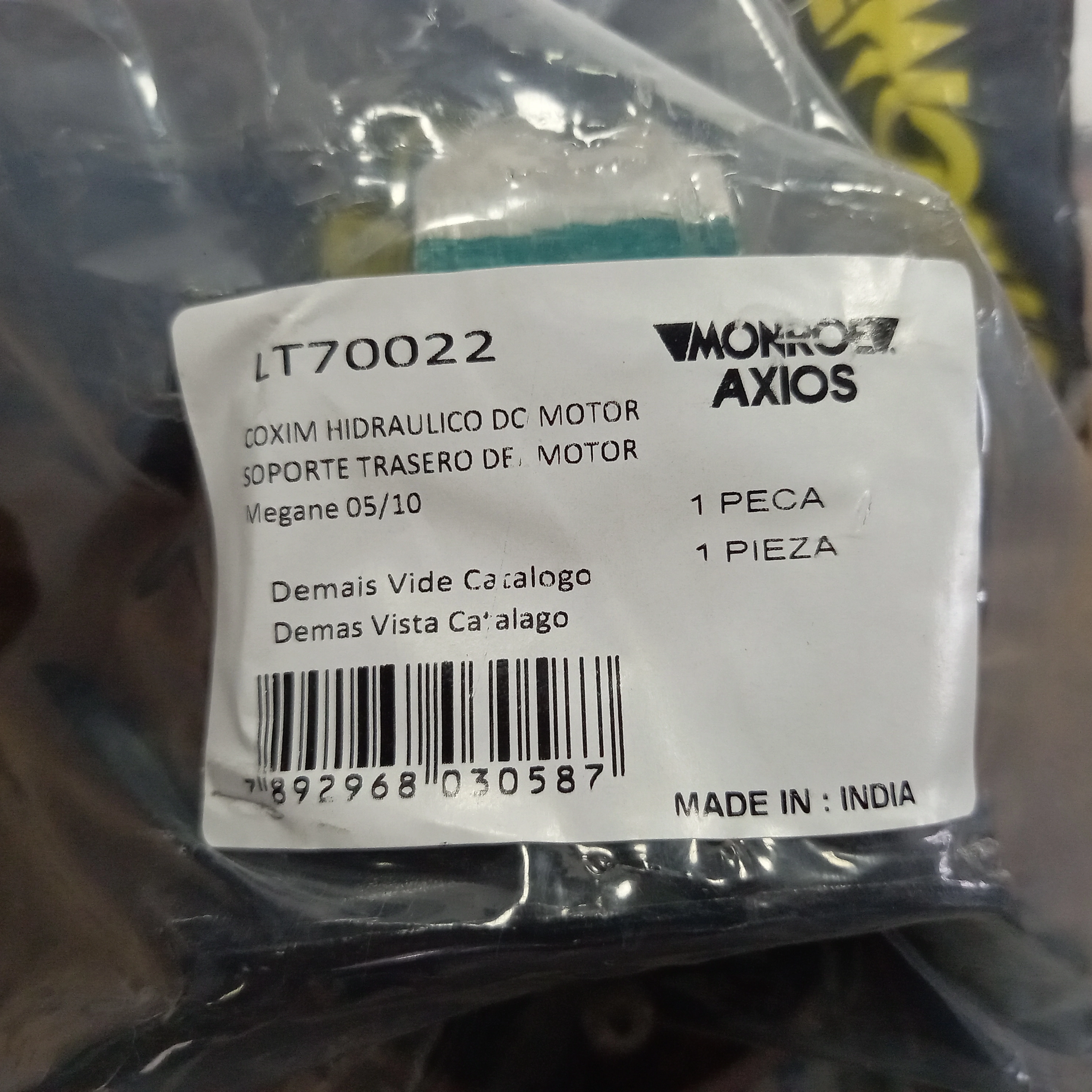 COXIM HIDRÁULICO DO MOTOR DIREITO RENAULT MEGANE 2.0 2005/2010