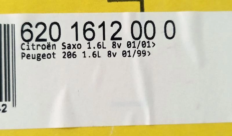 KIT EMBREAGEM PEUGEOT 206 1.6 8V 99/2001 - 200MM