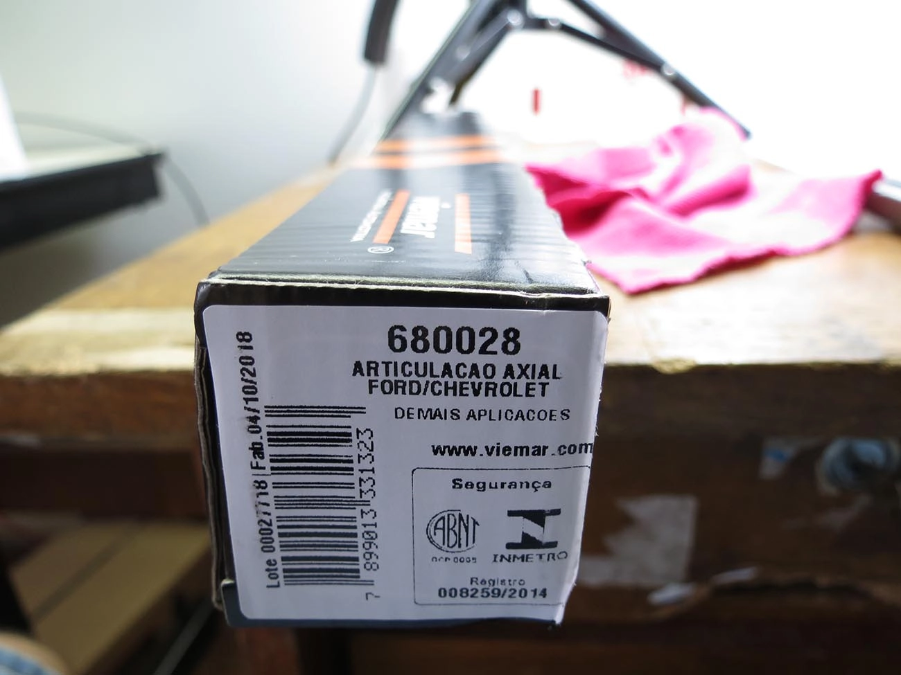ARTICULAÇÃO/BARRA AXIAL DIREÇÃO MECÂNICA M14X2,0 FORD FIESTA/COURIER 96/02 GM CORSA 94/ ZF