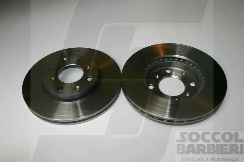 DISCO FREIO DIANTEIRO VENTILADO 240MM HONDA FIT 1.4/1.5 2003/2008