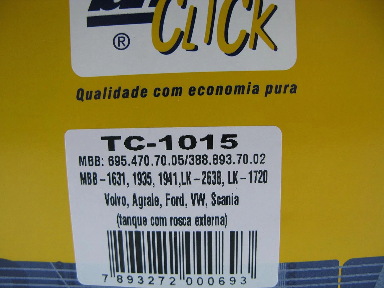 TAMPA TANQUE CAMINHOES C/TANQUE PLASTICO ROSCA EXTERNA