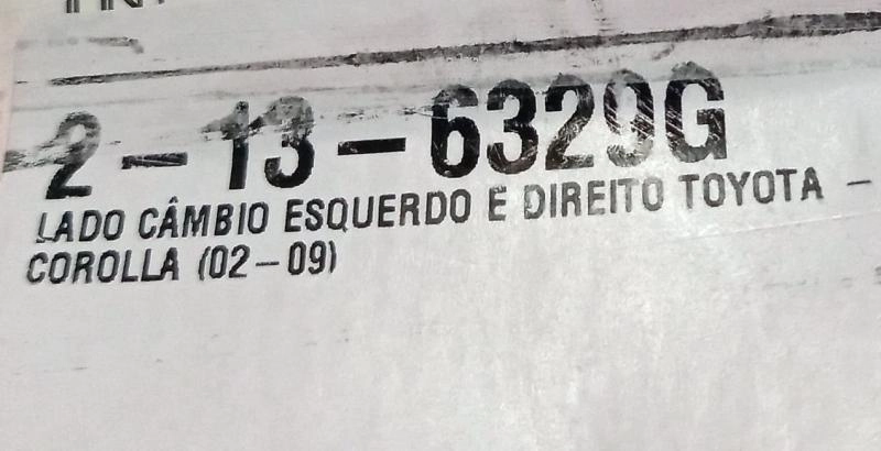 KIT REPARO HOMOCINÉTICA LADO CÂMBIO TRIPÓIDE TOYOTA COROLLA 02/08 - 19X80MM