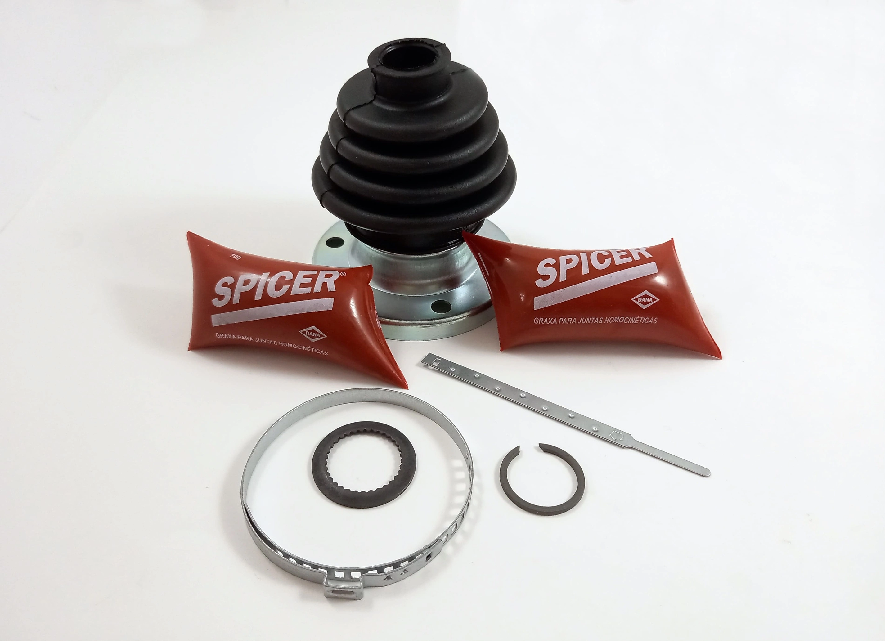 KIT REPARO COIFA HOMOCINÉTICA LADO CÂMBIO COM FLANGE VW GOL/PARATI/SAVEIRO 86/ SANTANA /92 21X53X82 MM