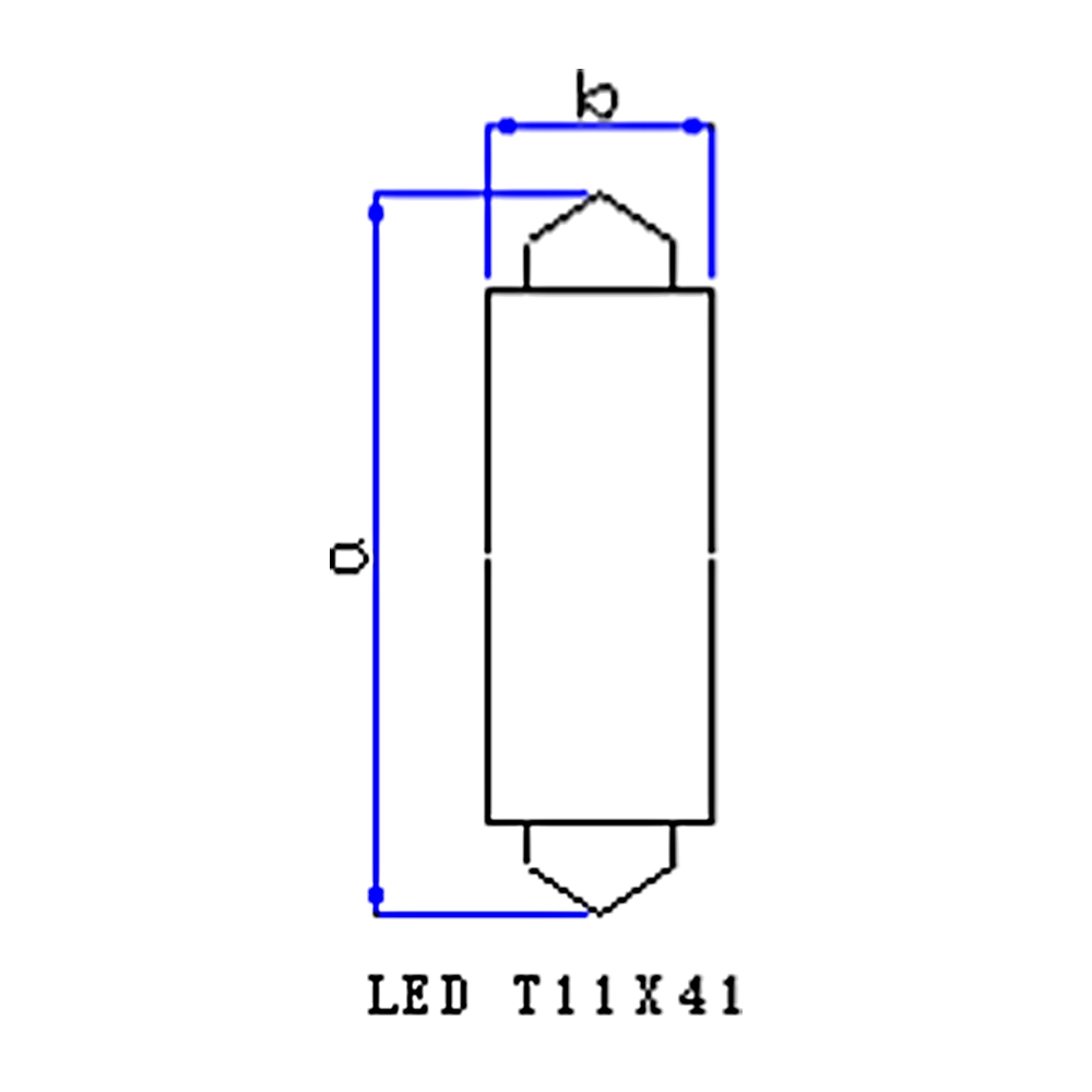 LÂMPADA LED TORPEDO 12V