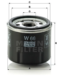 FILTRO OLEO RENAULT CLIO/KANGOO/LOGAN/SANDERO