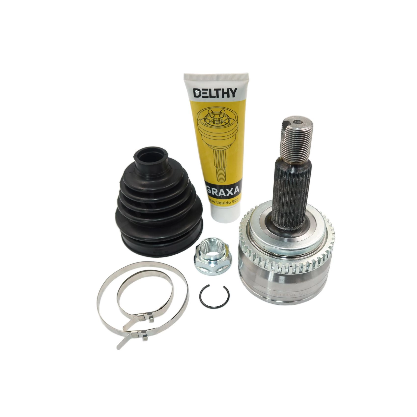 HOMOCINÉTICA RODA COM ABS HYUNDAI CRETA 2.0 17/ - CERATO 1.6 10/13 - ELANTRA 1.8 12/13 - 24/27