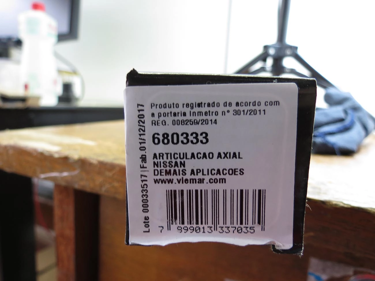 ARTICULAÇÃO/BARRA AXIAL DIREÇÃO NISSAN TIIDA 08/13 - LIVINA/GRAND LIVINA 09/14