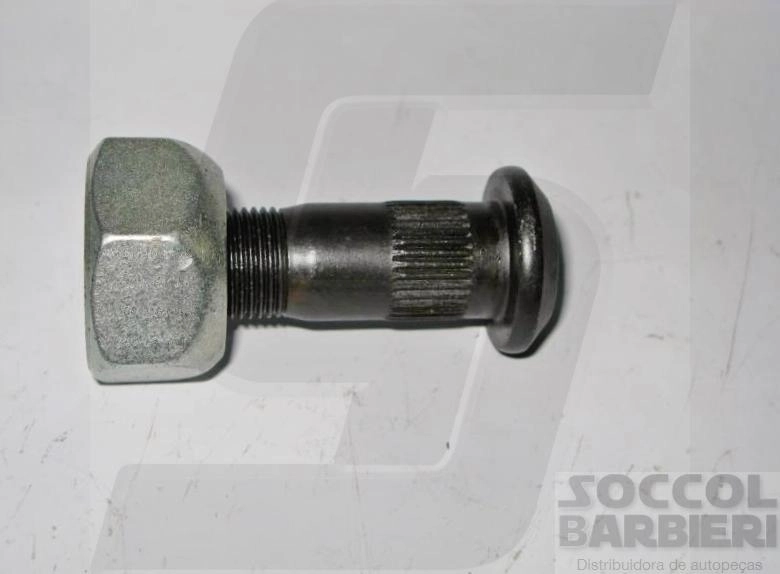 PARAFUSO RODA VW 13.130/13.140 - RODA RAIADA - 3/4X2-3/4 - CONJUNTO DIANTEIRO
