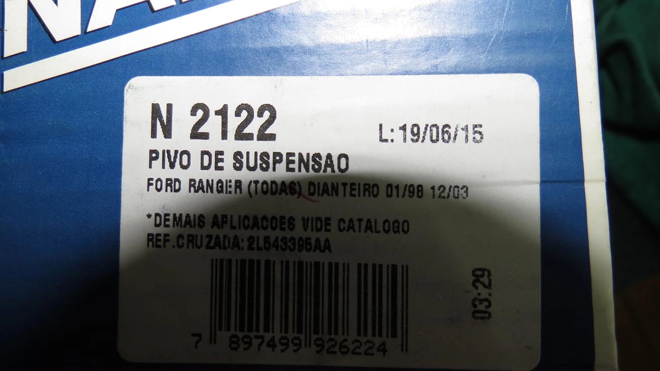 PIVÔ SUSPENSÃO INFERIOR FORD RANGER 1998/2012 LD/LE