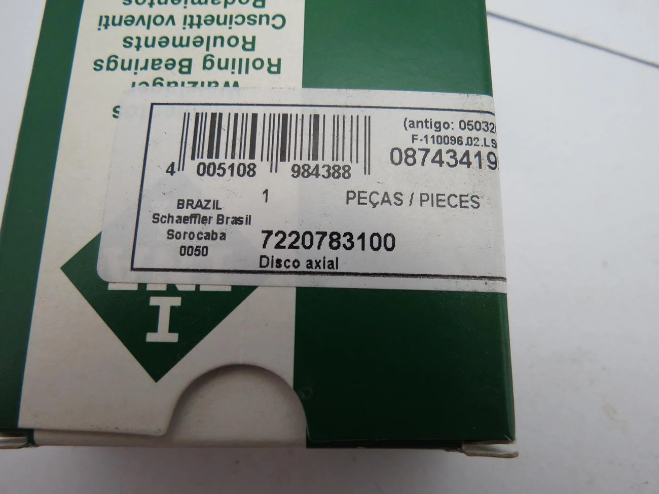ROLAMENTO CAMBIO EATON FORD CARGO/VW CAMINHOES - ENCOSTO - 235