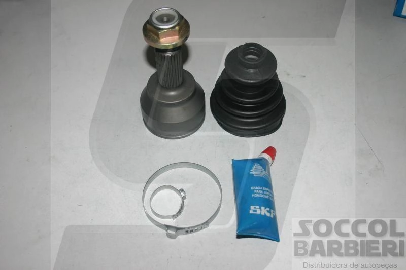 JUNTA HOMOCINÉTICA LADO RODA 20X25 DENTES/ESTRIAS TRAVA EXTERNA FORD KA 1.0/1.3 97/99 FIESTA 96/9 20/25