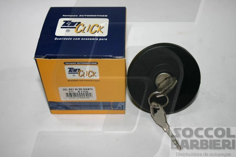 TAMPA TANQUE FORD DEL REY 1.8 1990/ - GASOLINA/ALCOOL - C/CHAVES - VALVULADA