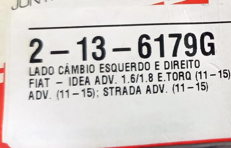 KIT REPARO COIFA HOMOCINÉTICA LADO CÂMBIO SEM FLANGE FIAT PALIO/SIENA/STRADA/IDEA/DOBLO 1.6/1.8 16V 10/ 22X60X80MM