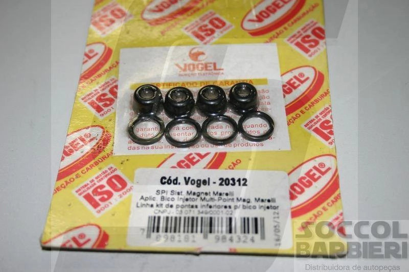 KIT DE FILTROS PARA BICO INJETO FIAT/VW - SISTEMA MARELLI - PARTE INFERIOR DO BICO