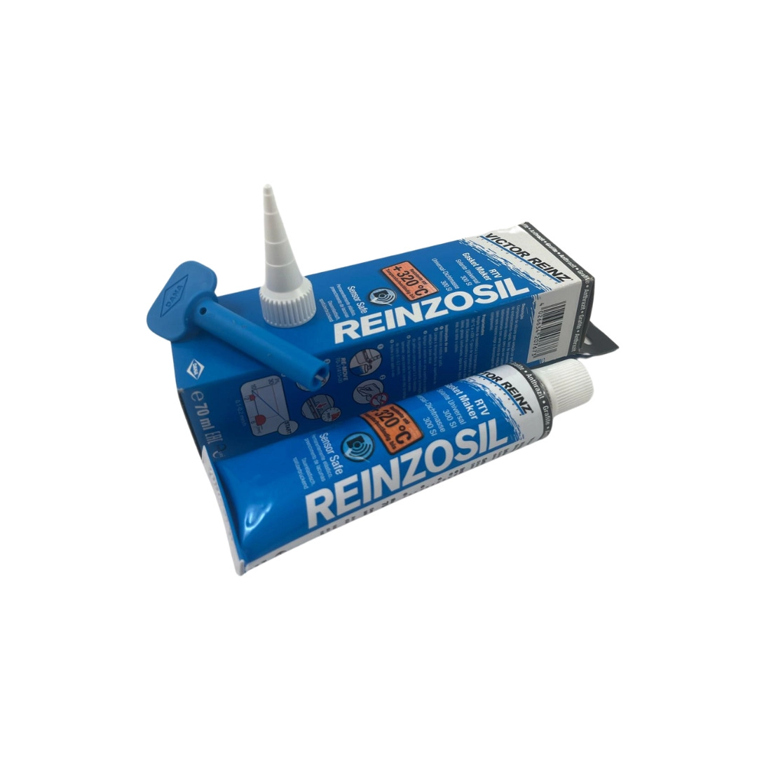 SILICONE ALTA TEMPERATURA REINZOSIL CINZA 70ML +320°C VICTOR REINZ