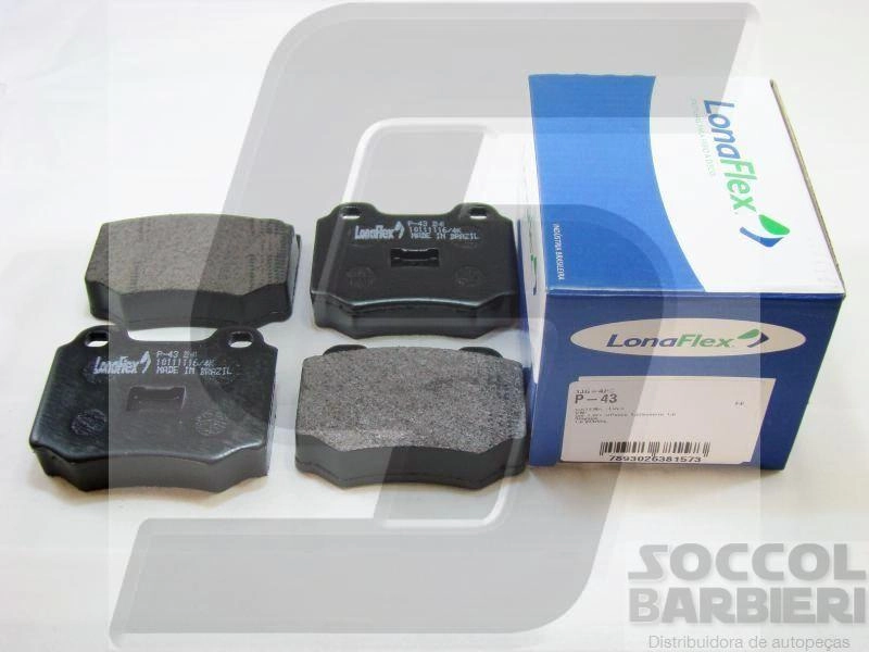 PASTILHA FREIO RODA DIANTEIRA VW GOL/VOYAGE/PARATI/SAVEIRO 1.0/1.6 93/95