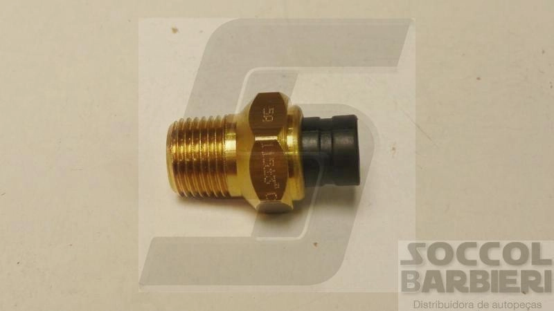 SENSOR TEMPERATURA INTERRUPTOR TÉRMICO PRETO FIAT UNO - COM LÂMPADA INDICADORA NO PAINEL