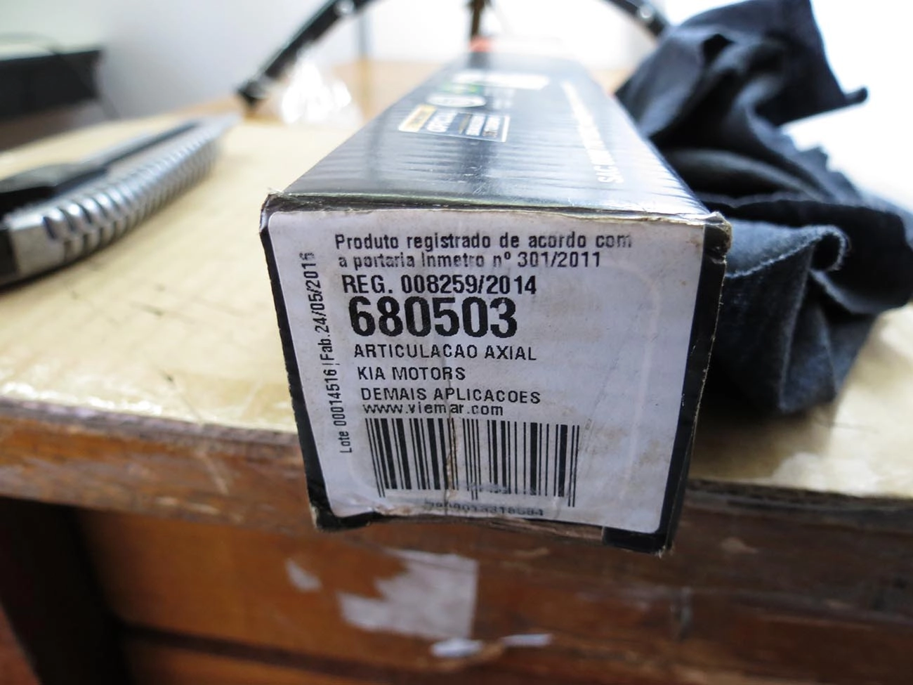 ARTICULAÇÃO/BARRA AXIAL DIREÇÃO HIDRÁULICA KIA PICANTO 2007/2011
