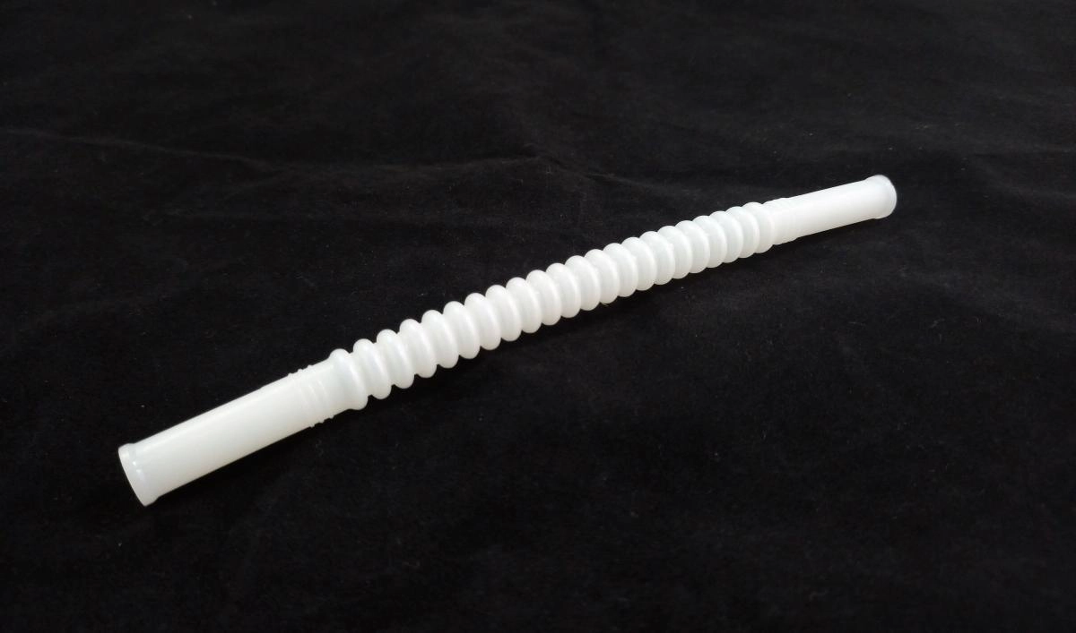 TUBO CORRUGADO BOMBA DE COMBUSTÍVEL - 185MM - BOCAL 7,5X7,5MM
