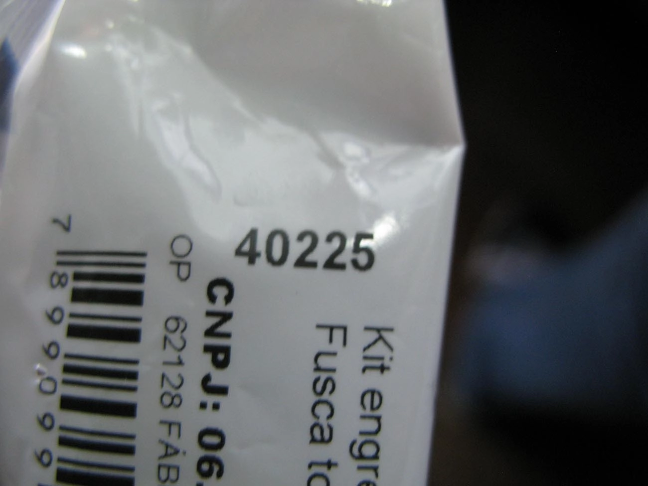 KIT ENGRENAGEM GARFO RE FUSCA/BRASILIA/KOMBI/GOL A AR