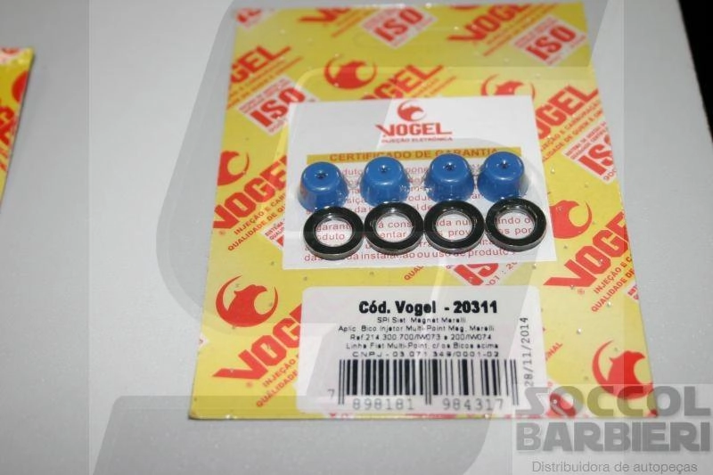KIT PONTAS INFERIORES BICO INJETOR FIAT/VW -  SISTEMA MARELLI - PARTE INFERIOR DO BICO