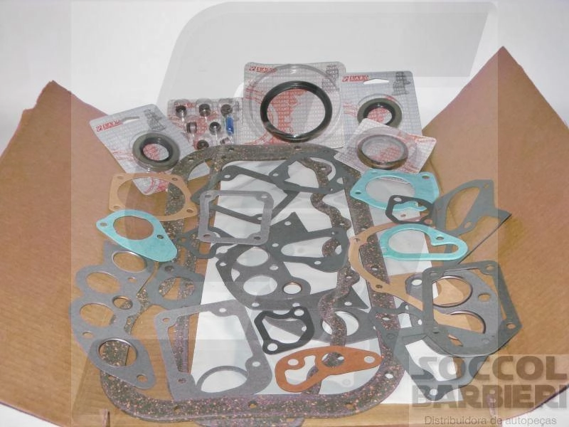JOGO JUNTAS COMPLETO MOTOR FIAT 1050/1300 TODOS 80/88 ALCOOL