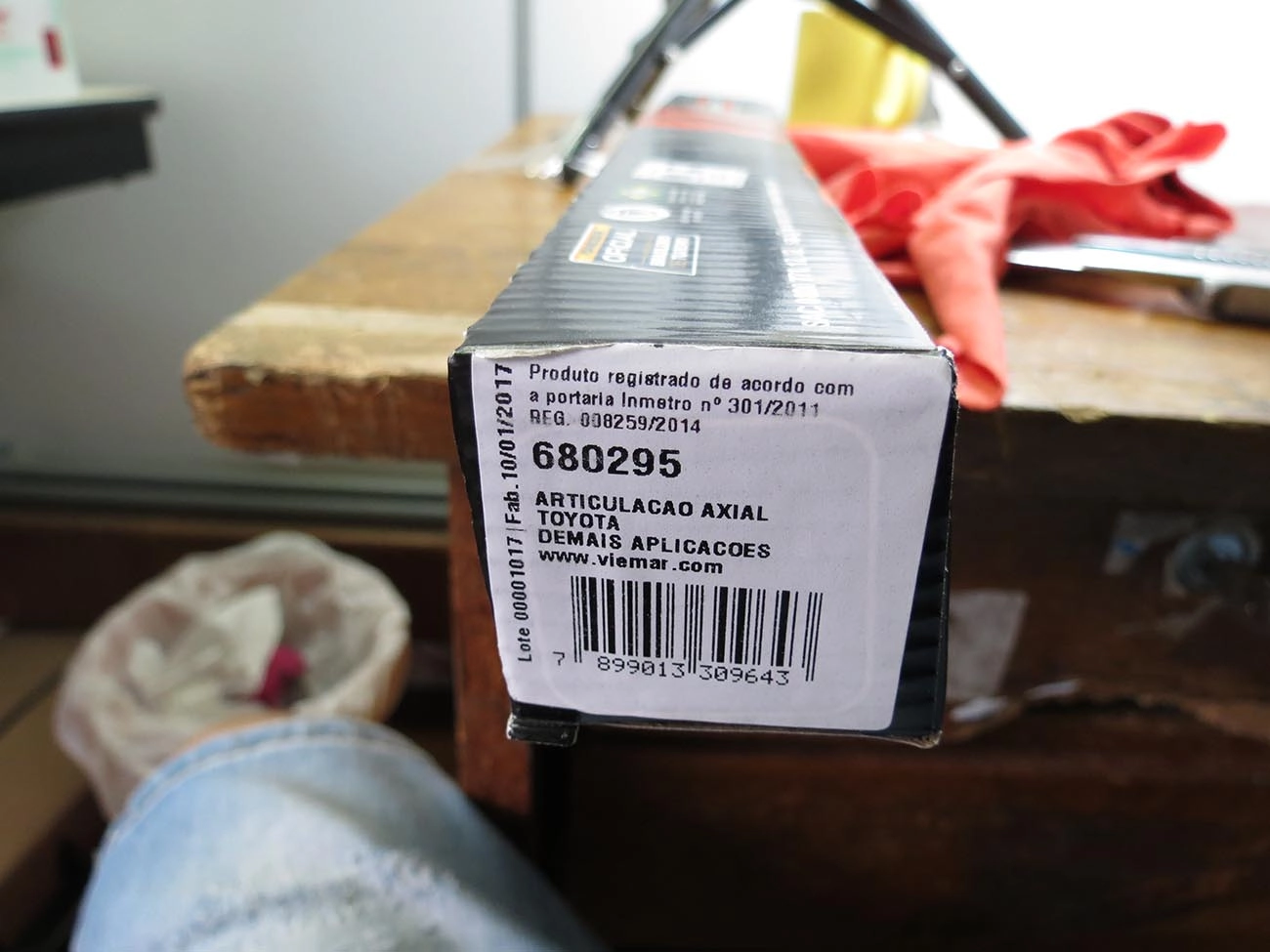 ARTICULAÇÃO/BARRA AXIAL M15X1,5 DIREÇÃO TOYOTA RAV4 2001/2003
