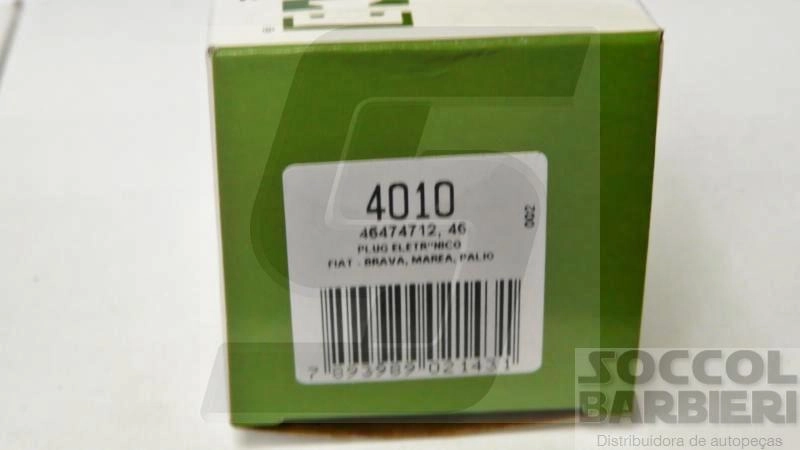 PLUG ELETRÔNICO CINZA FIAT PALIO 1.6 16V 96/01 - BRAVA/MAREA 99/ - CONECTOR 3 PINOS