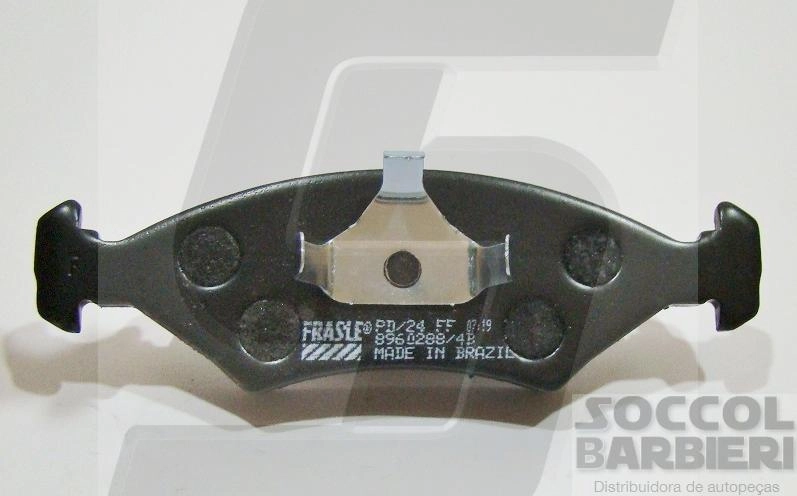 PASTILHA FREIO RODA DIANTEIRA FORD ESCORT/VERONA 1.6 83/92 HOBBY 93/96 VW APOLLO 90/92