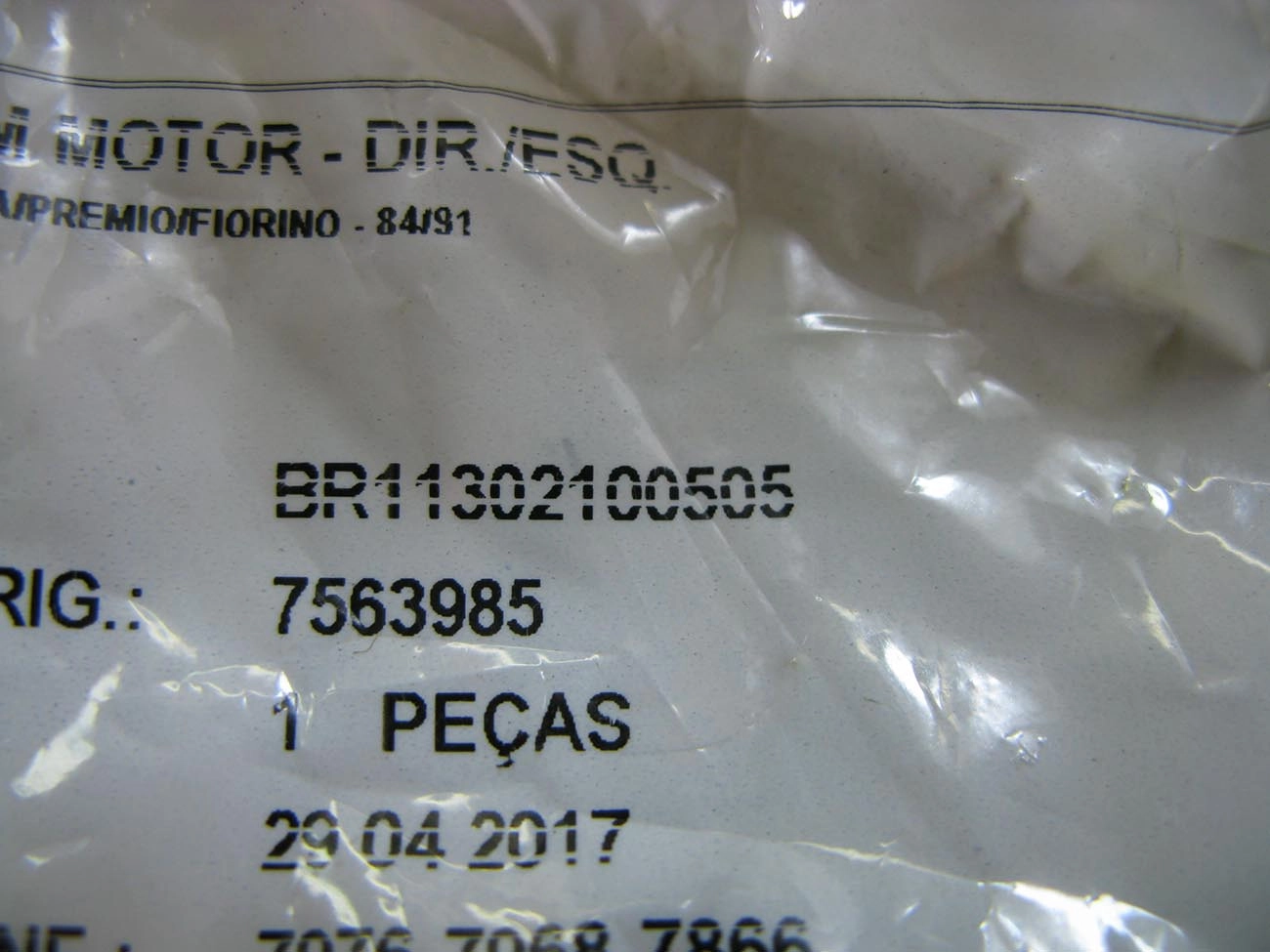 COXIM/SUPORTE MOTOR LADO DIREITO/ESQUERDO LD/LE FIAT UNO 86/90 PRÊMIO 85/95 ELBA 89/96 FIORINO 84/91