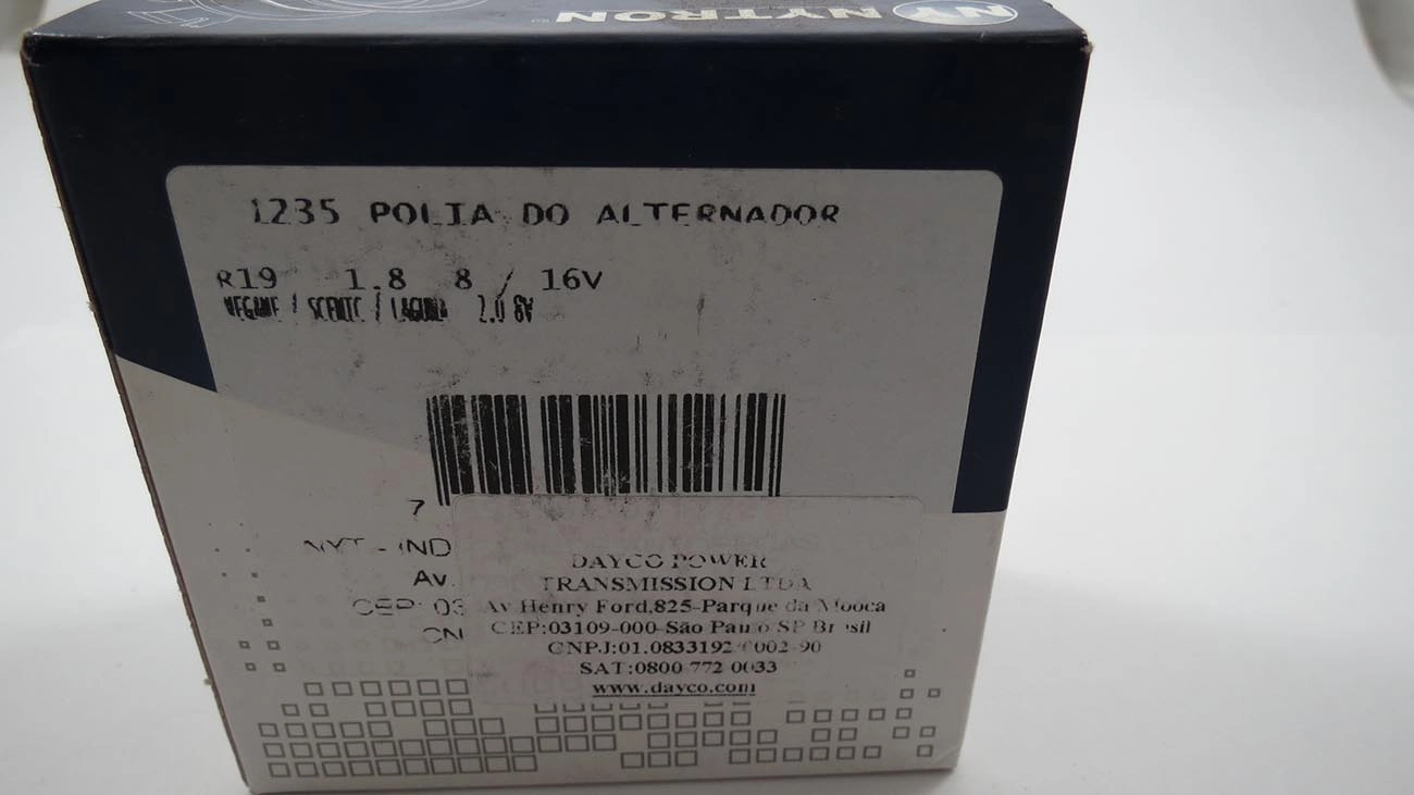 POLIA CORREIA ALTERNADOR RENAULT SCENIC/MEGANE/LAGUNA 2.0 8V - R19 1.8