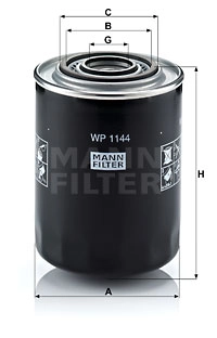 FILTRO OLEO FIAT DUCATO/BOXER/JUMPER 2.5/8 98/ - RENAULT MASTER 2.8 02/04 - IVECO DAILY 96/