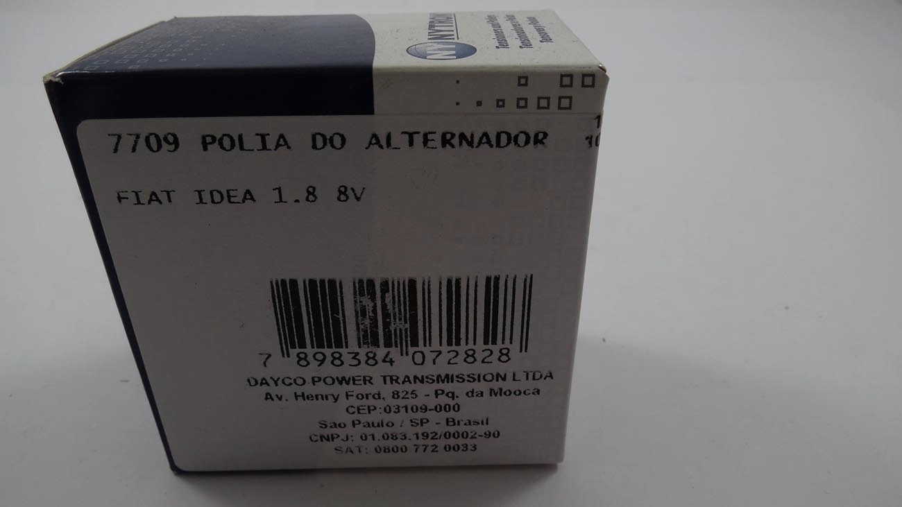 POLIA CORREIA ALTERNADOR FIAT IDEA 06/ DOBLO 03/ - GM MONTANA 04/ - MOTORES 1.8 8/16V