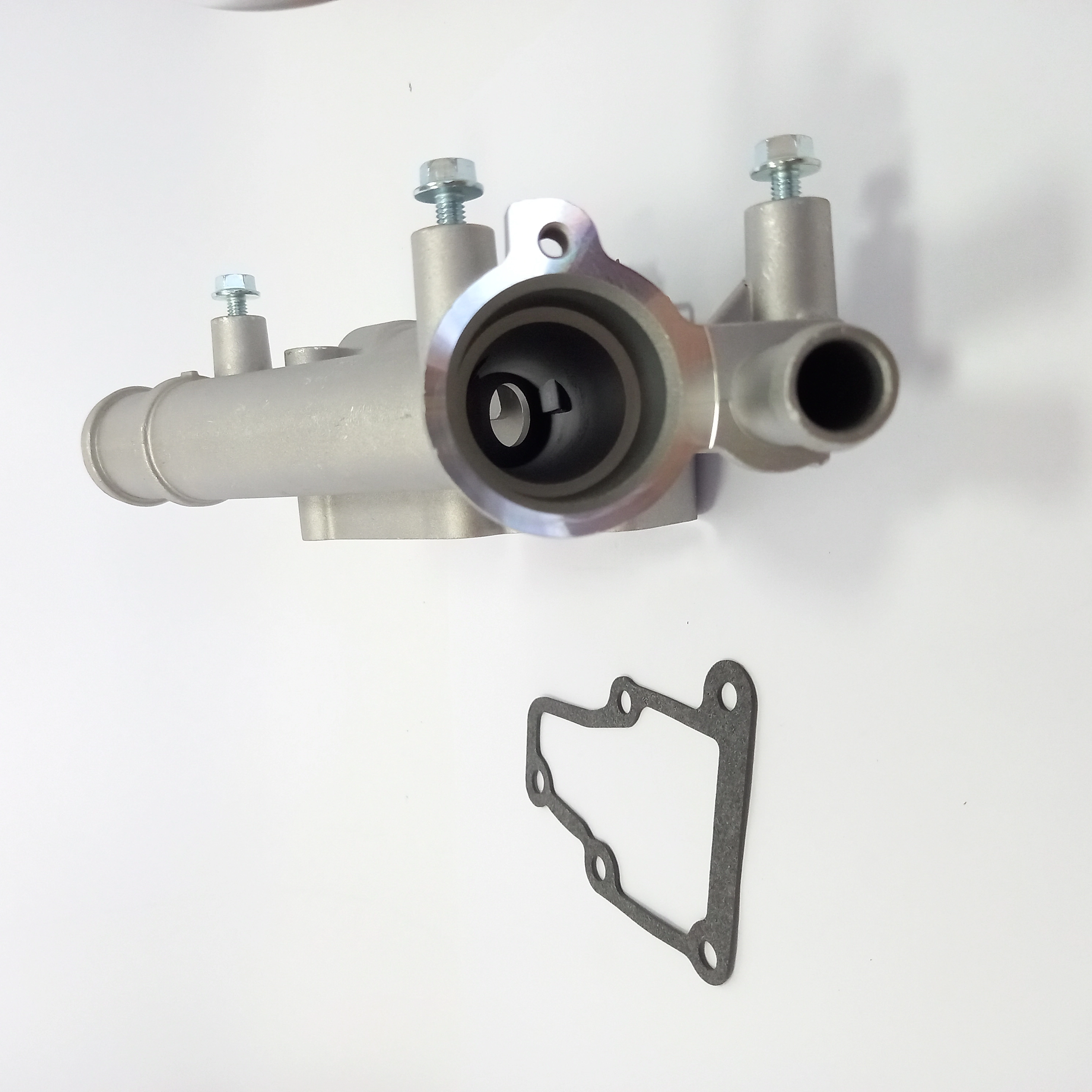CARCAÇA/FLANGE ALUMÍNIO SEM VÁLVULA TERMOSTÁTICA CITROEN C4/C5 2.0 07/ - PEUGEOT 307 2.0 16V 07/