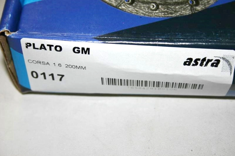 PLATO EMBREAGEM GM CORSA/CORSA PICK-UP/TIGRA 1.6 TODOS - 200MM