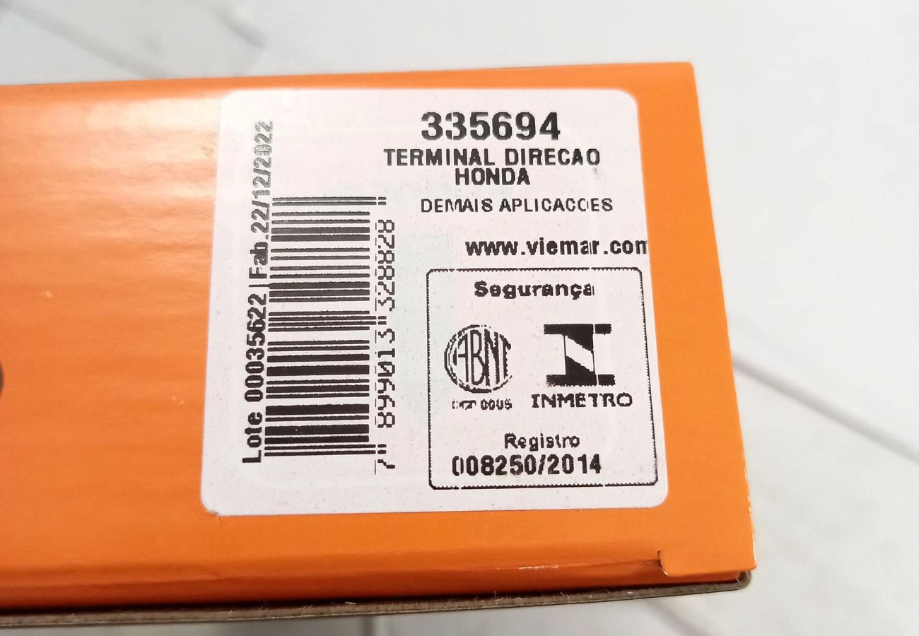 TERMINAL DIREÇÃO DIREITO HONDA CIVIC 16/22