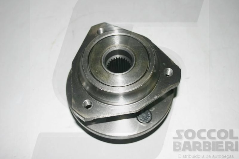 CUBO RODA DIANTEIRO COM ROLAMENTO SEM ABS LIVRE 5 FUROS 27 ESTRIAS FORD RANGER 4X4 2000/