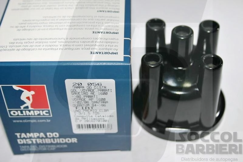 TAMPA DISTRIBUIDOR IGNIÇÃO SEM PINO VW FUSCA/BRASILIA/PASSAT/GOL/VOYAGE/PARATI/SANTANA /86 KOMBI 83/96