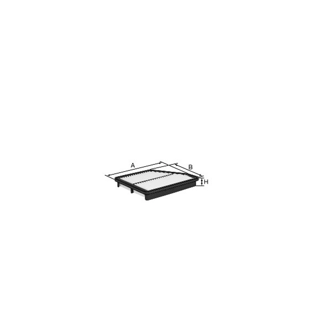 FILTRO AR HONDA CIVIC 1.6 IVETC 12/16 - 1.8 16V IVETC - 12/1 - 2.0 16V IVETC 13/