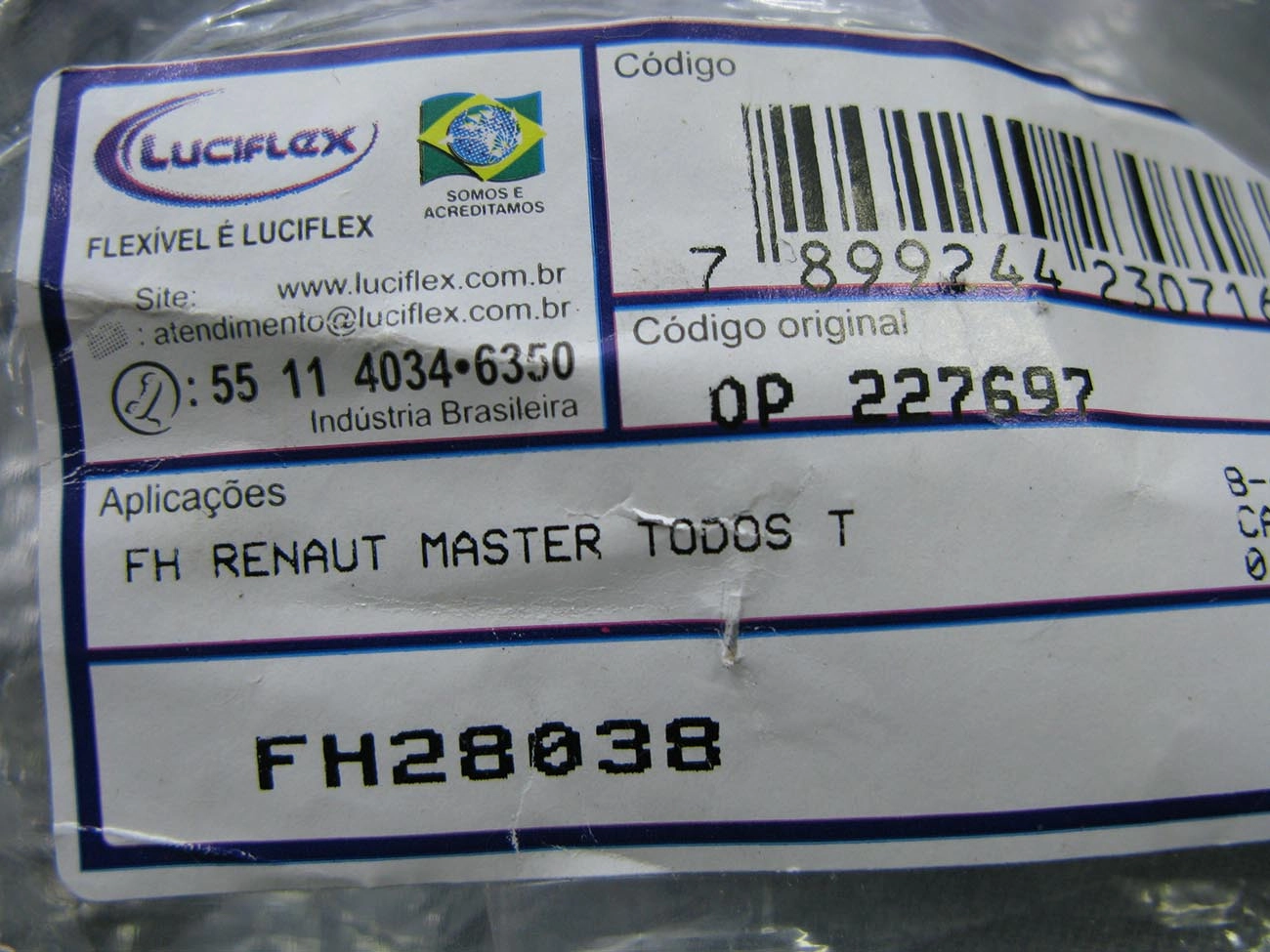 FLEXIVEL FREIO RENAULT MASTER - TRASEIRO