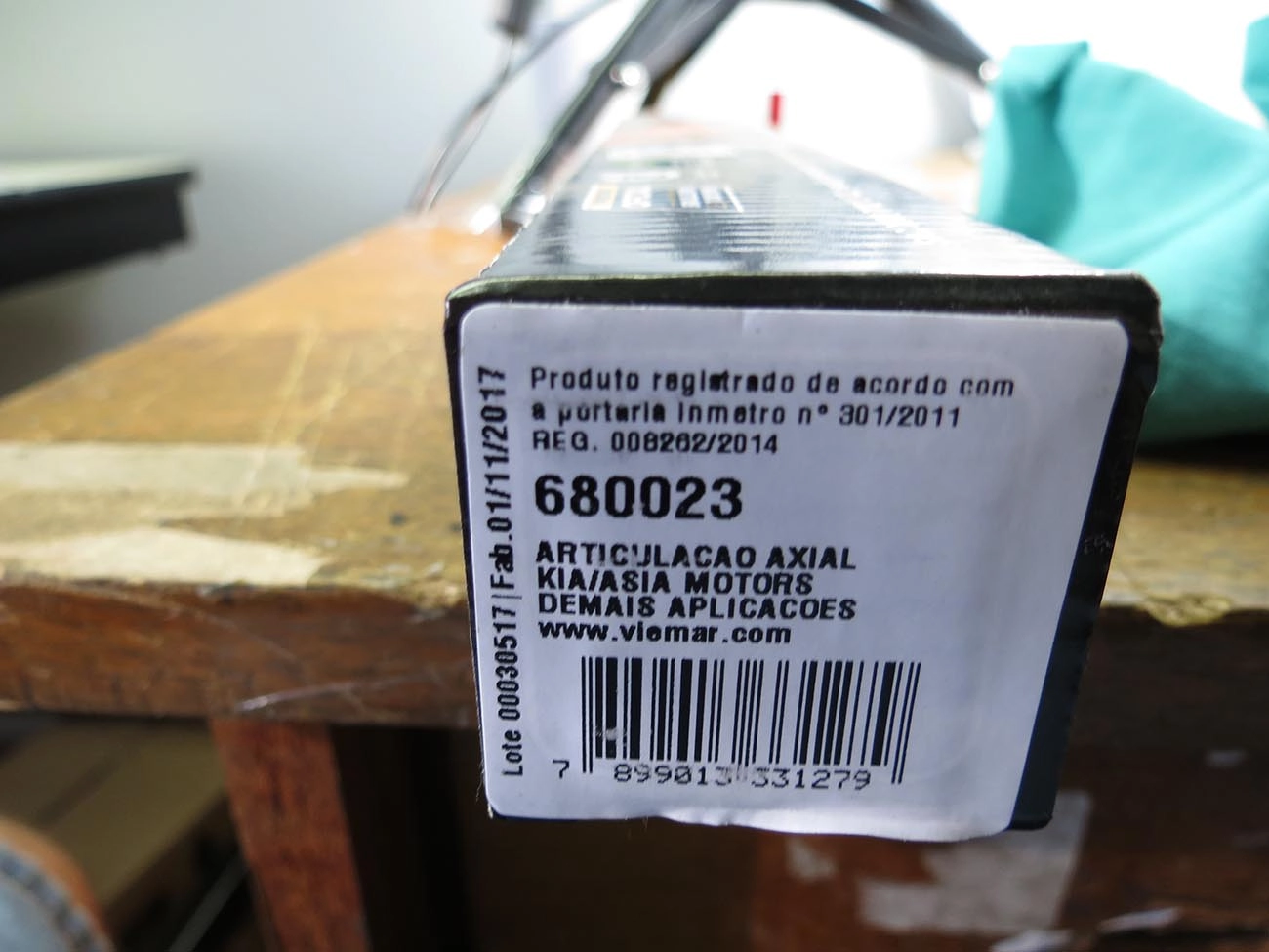 ARTICULAÇÃO/BARRA AXIAL DIREÇÃO ASIA MOTORS 93/98 - KIA MOTORS BESTA 93/98
